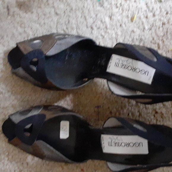 Ugo Rossetti Vintage RARE sling back heels excellent condition never worn sz 39 - Picture 1 of 7